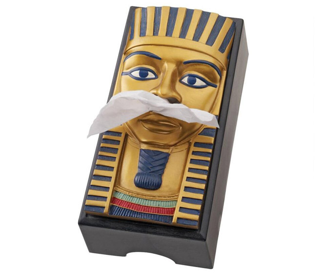 King Tut Egyptian Tissue Box Cover