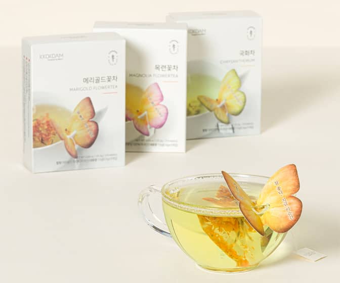 Kkokdam Butterfly Flower Tea Gift Set