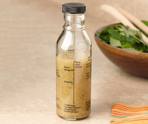Kolder All-in-One Salad Dressing Bottle for Mixing, Storing and Pouring