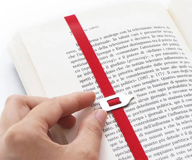 Lastword Elastic Bookmark with Line Pointer - Never Lose Your Place!