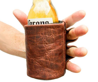 Leather Beer Drinking Glove