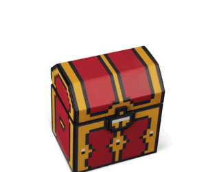 Legendary 8-Bit Treasure Chest With Light And Sound