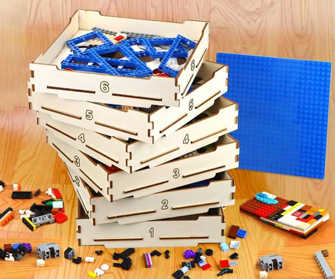 LEGO Brick Sorting Trays