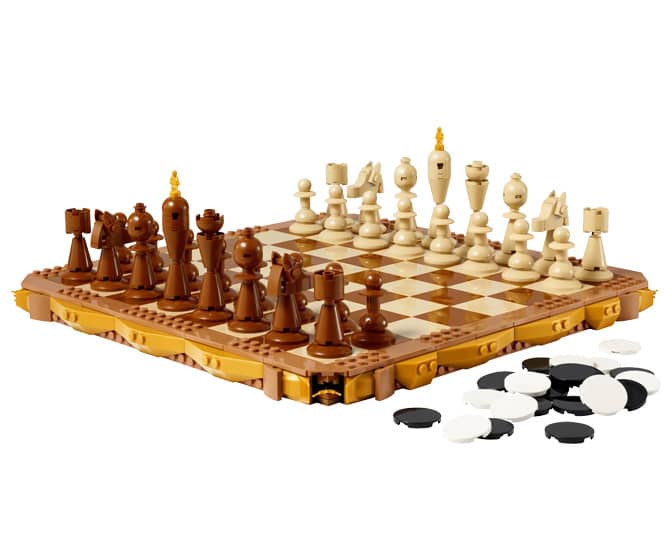 LEGO Buildable Chess/Checkers Set - 743 Pieces!