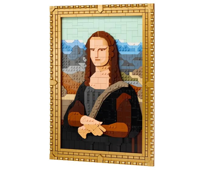 LEGO Mona Lisa Painting - 1,503 Pieces!