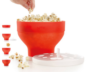 Collapsible No-Oil Popcorn Popper