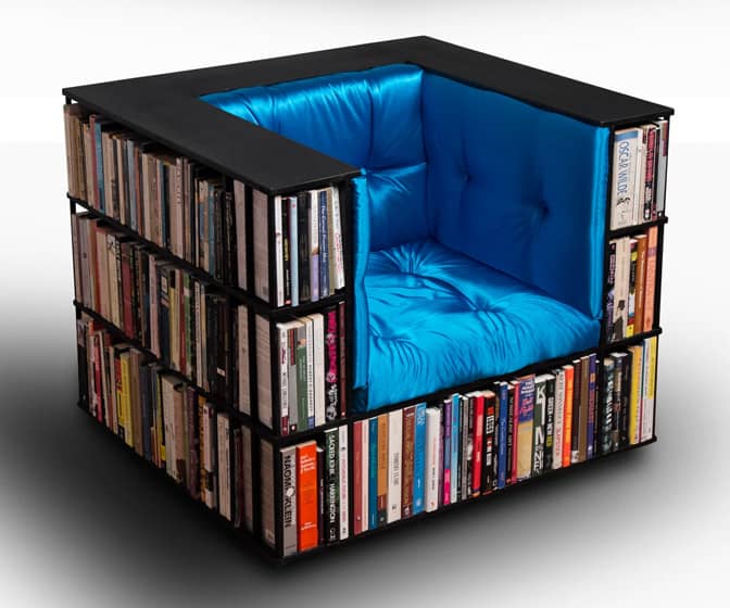 The Library Chair - Holds More Than 300 Books!