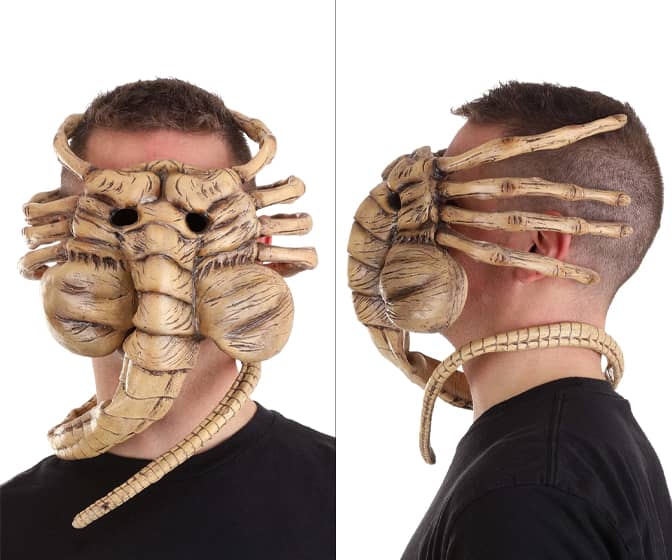 Life-Sized ALIEN Facehugger Mask