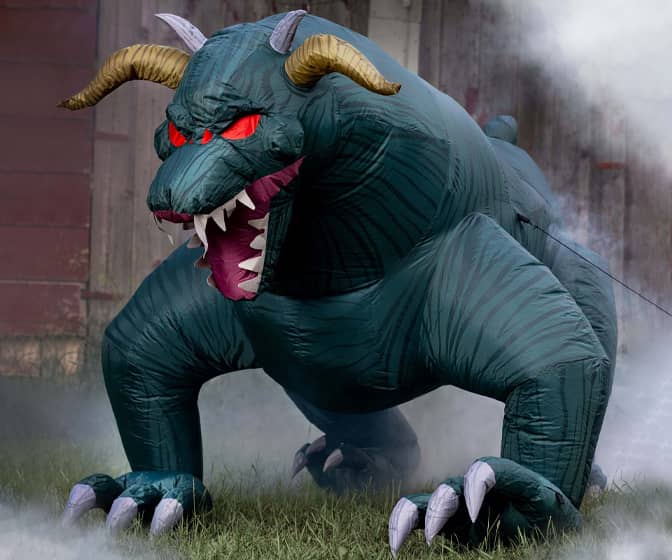 Life-Sized Inflatable Ghostbusters Terror Dog