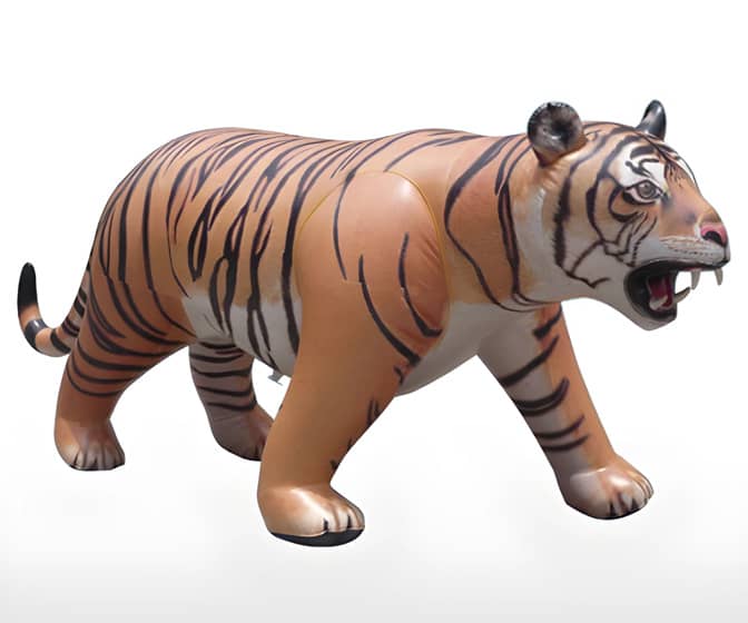 Lifesize Inflatable Tiger