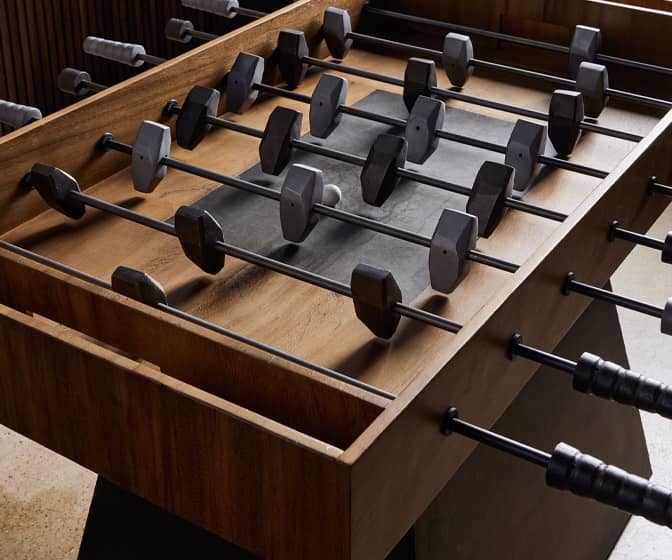 Luxurious Modern Industrial Foosball Table