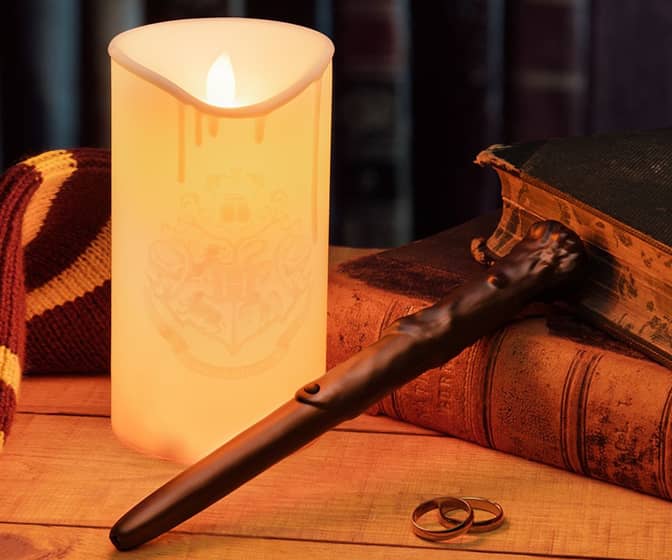 Magical Harry Potter Candle with Wand Remote