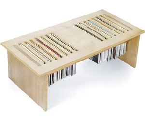 Modrest Pepper - Modern Coffee Table With Swivel Storage Compartment