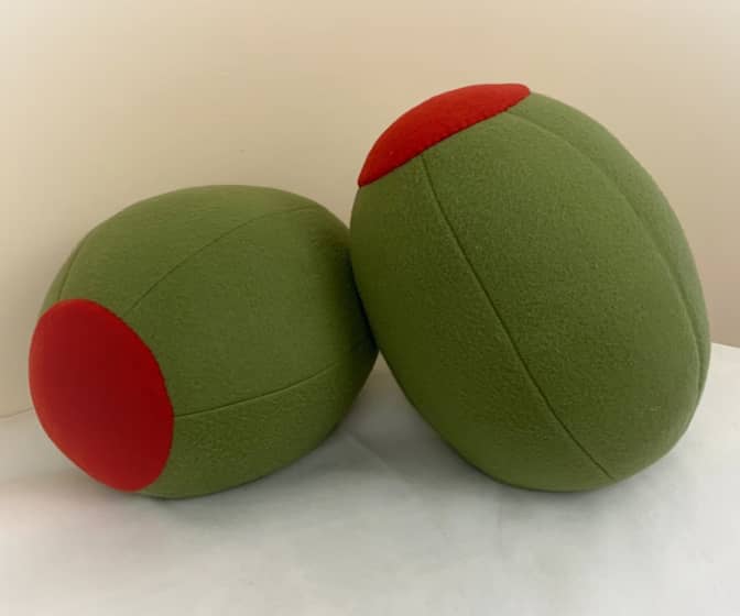 Martini Olive Pillows