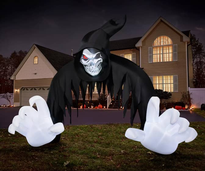 Massive 12-Foot Inflatable Grim Reaper Archway