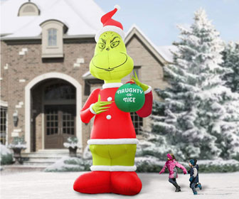 Massive 18 Foot Tall Inflatable Grinch