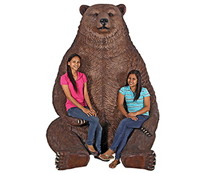 Massive Brown Bear Chair