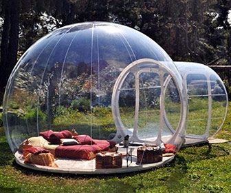 AirFort Mushroom House - Whimsical Inflatable Fort
