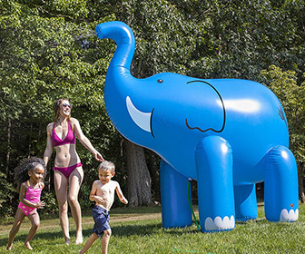 Massive Inflatable Elephant Yard Sprinkler