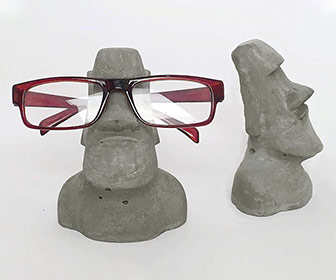 Moai Statue Eyeglasses Holder