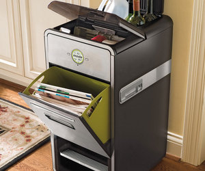 Mode All-In-One Home Recycling System with Mechanical Compactor