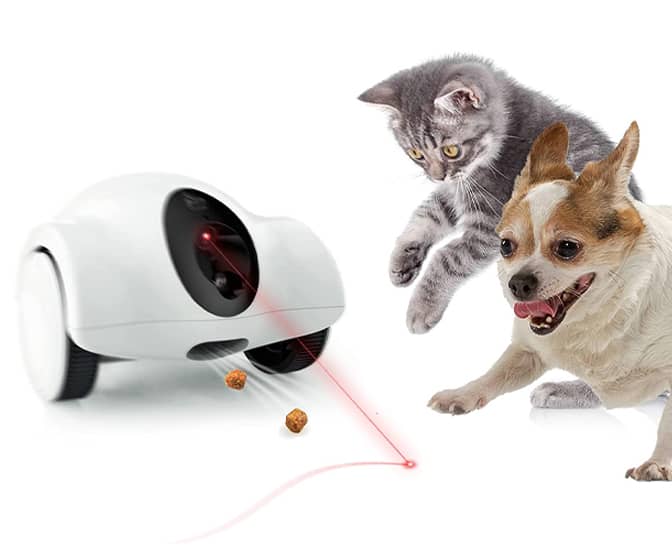 Movable Robotic Pet Camera / Treat Dispenser
