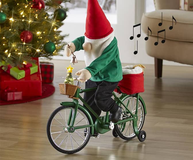 Musical Animatronic Bike-Riding Gnome