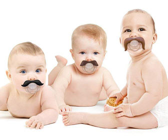 The Mustachifier - Mustache Pacifiers For Little Gentlemen