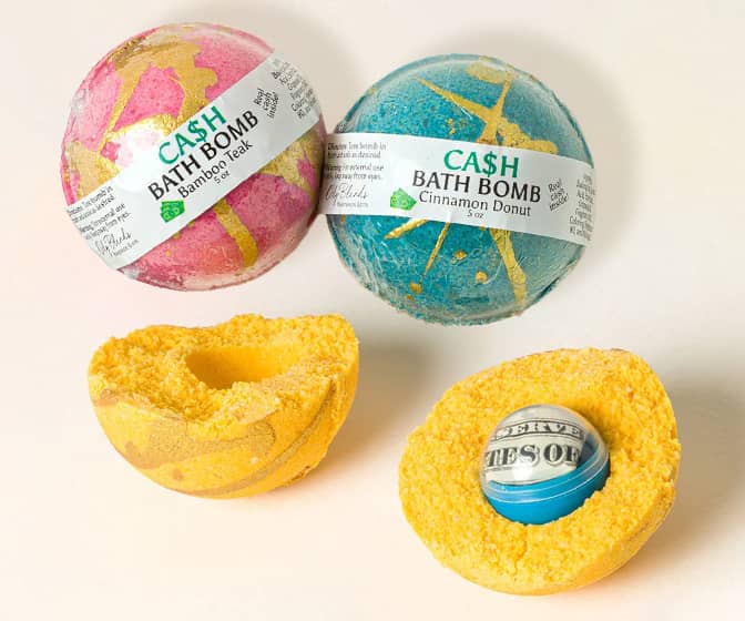 Mystery Money Bath Bombs -  Contain Real Cash Prizes up to 20 Bucks!