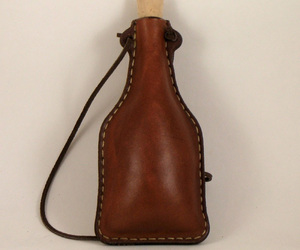 Natural Leather Flask