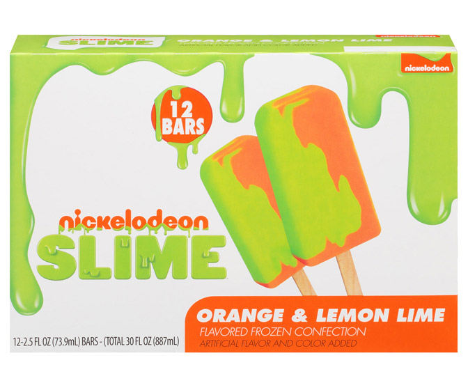 Nickelodeon Slime Ice Pops