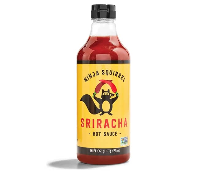 Ninja Squirrel Sriracha Hot Sauce