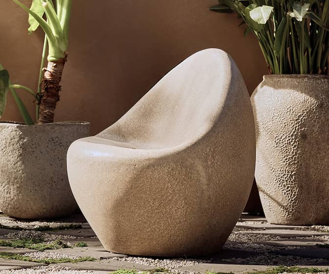 Nogu Concrete Outdoor Lounge Chair