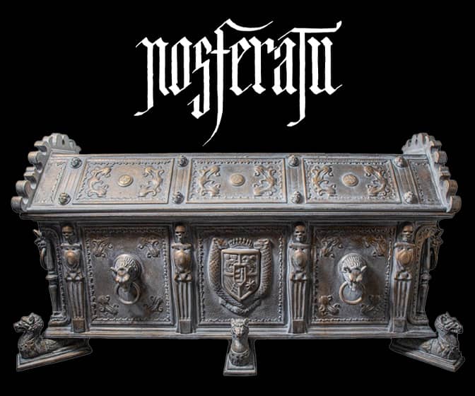 Nosferatu Full-Sized Sarcophagus Bed Replica