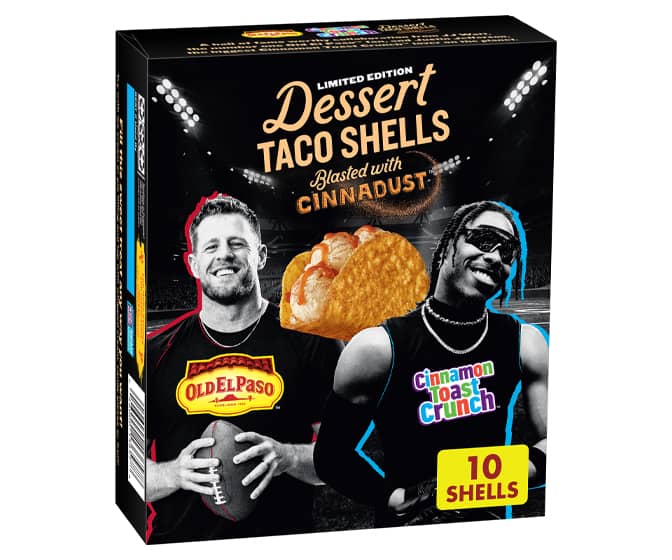 Old El Paso Cinnamon Toast Crunch Dessert Taco Shells