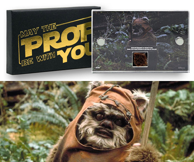 Original Wicket Ewok Fur Prop from Star Wars: Return of the Jedi