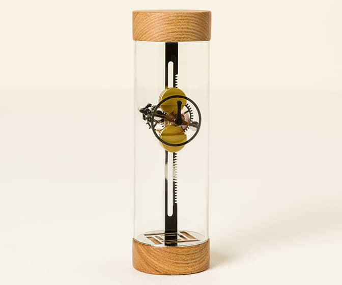 Oscilloglass Ake - Gravity-Powered Mechanical Hourglass Timer