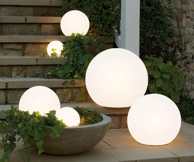 Outdoor Illuminated Spheres