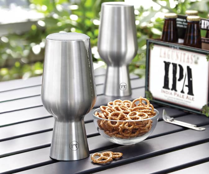 Outset Double Wall Stainless-Steel IPA Beer Chalices