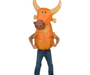 Oversized Inflatable Bull Head Costume