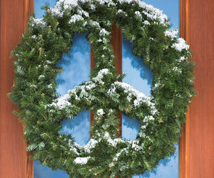 Peace Sign Wreath