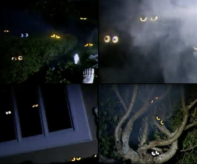 Peep n' Peepers - Spooky Illuminated Eyes to Hide in the Bushes