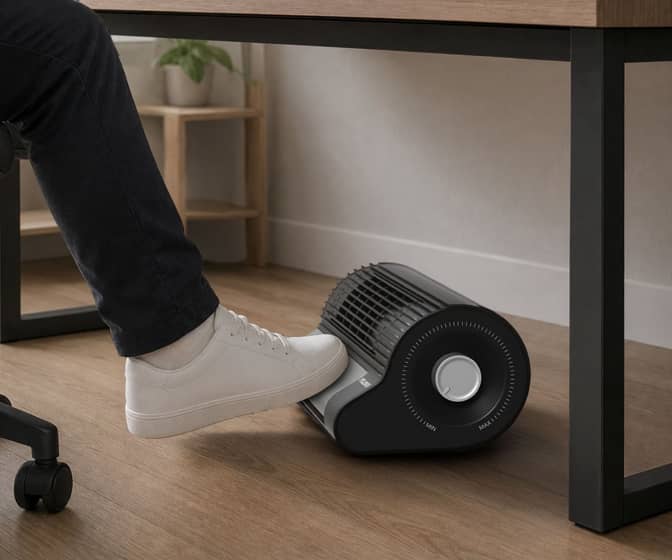 Pelonis Under-Desk Flex Ceramic Heater