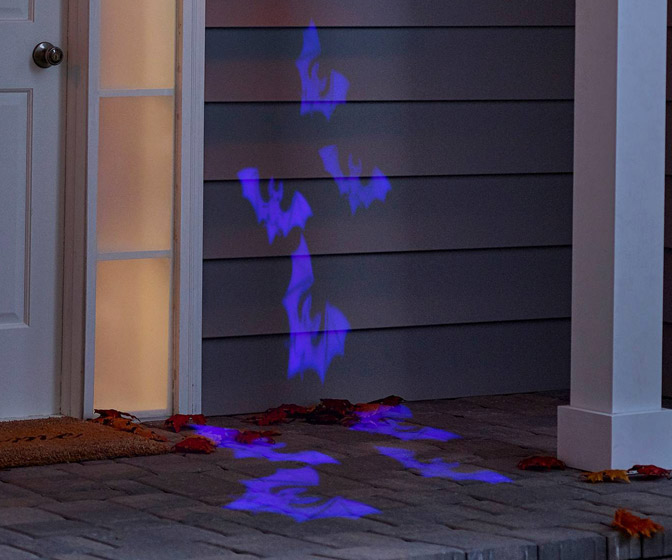 Philips Halloween Motion Projection Bulb - Purple Bats