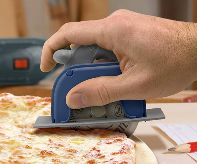 Pizza Boss 3000 - Circular Saw Pizza Cutter