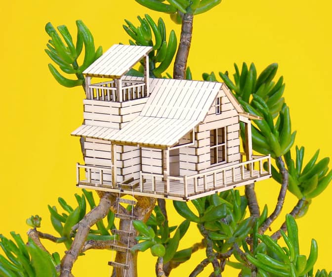 Plant Houses - Miniature Houseplant Treehouses