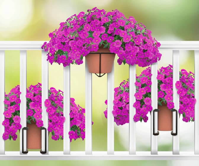 Plant Traps Railscapes - Railing Planter Clips