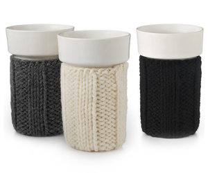 Porcelain Cups With Sweater Sleeves