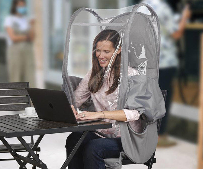 Portable Pop-Up Personal Protective Pod