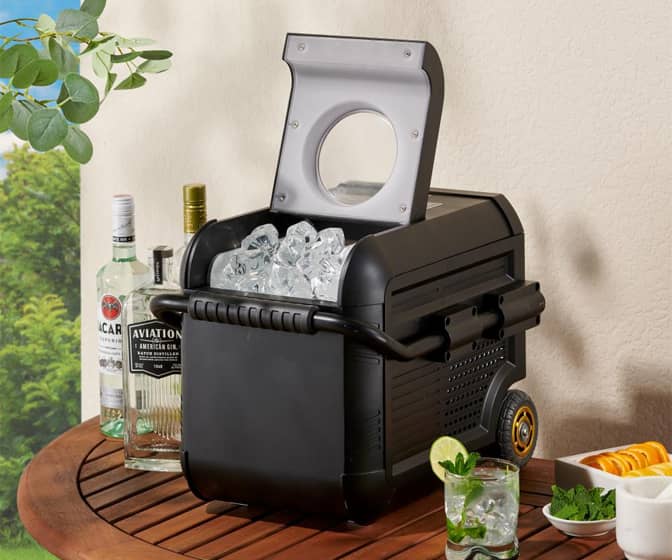 On The Rocks Set - Granite Ice Cube Drink Chillers
